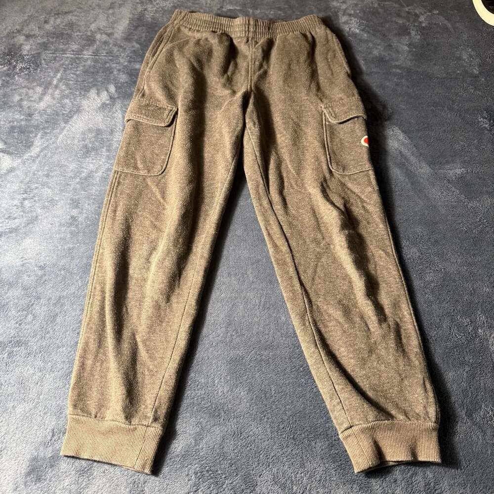 Champion Cargo Jogger Pants Size youth L Brown